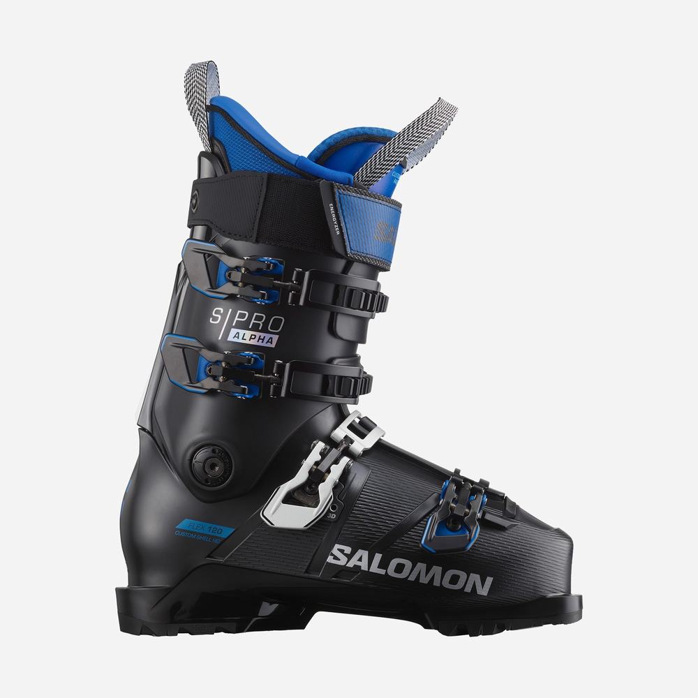 Bottes Ski Salomon S/Pro Alpha 120 El Homme Noir Bleu | France-5917824
