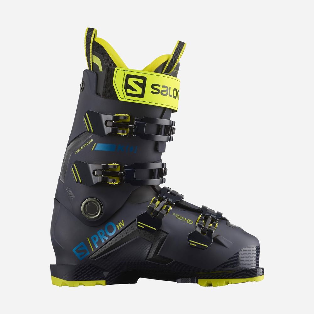 Bottes Ski Salomon S/Pro Hv 130 Homme Vert Noir | France-7235486