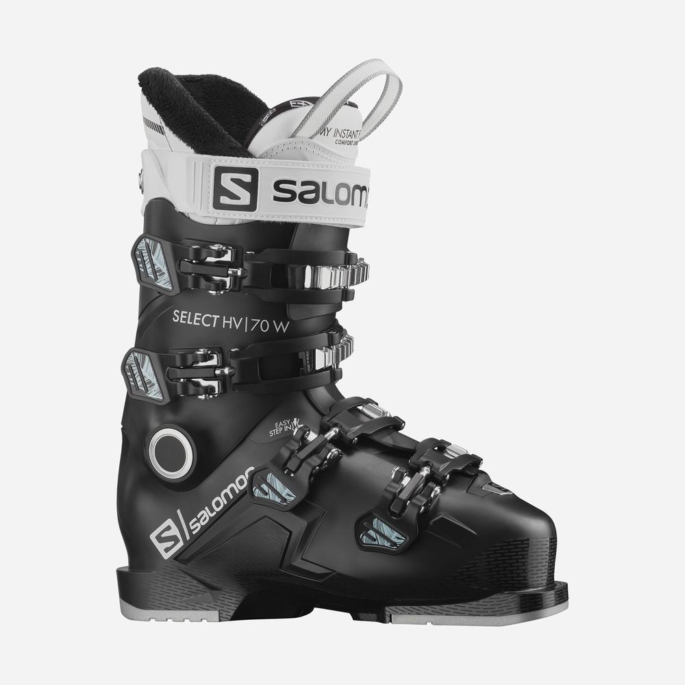 Bottes Ski Salomon Select Hv 70 Femme Noir Bleu | France-4729038