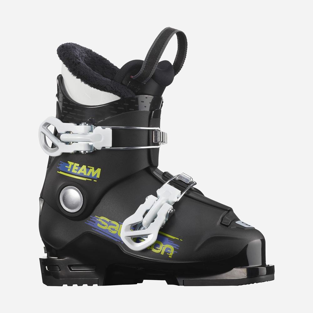 Bottes Ski Salomon Team T2 Enfant Noir Blanche | France-1457869