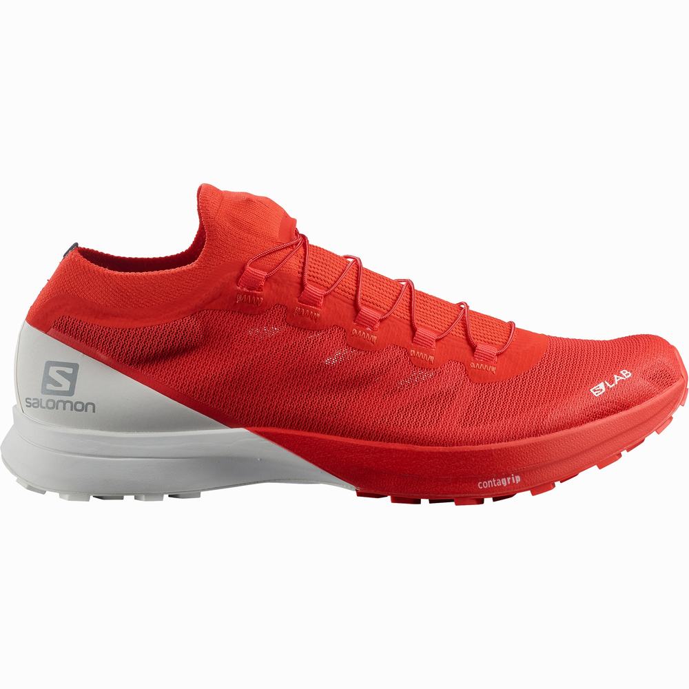 Chaussures Trail Running Salomon S/Lab Sense 8 Homme Rouge Blanche | France-6248501