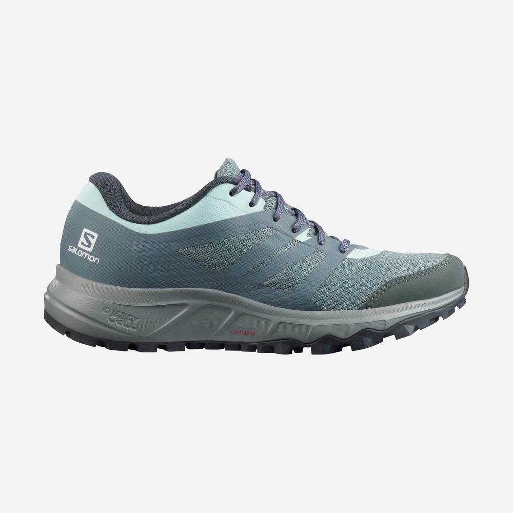 Chaussures Trail Running Salomon Trailster 2 Femme Bleu | France-3019584