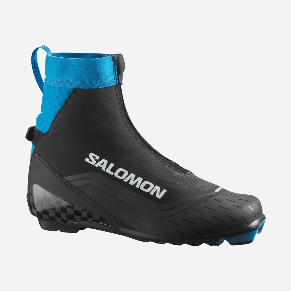 Bottes Ski Salomon S/Max Carbon Classiche Mv Homme Noir Bleu | France-4837916